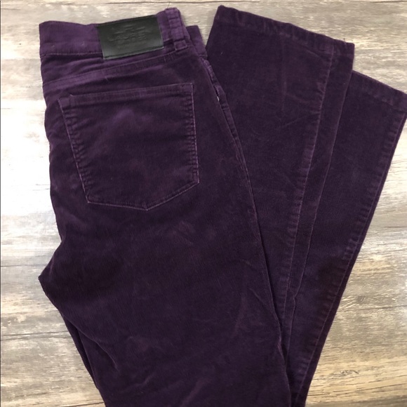 purple corduroy pants womens